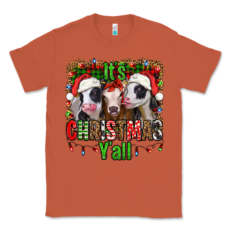 It's Christmas Y'all Heifers Classic Tee by Jasminsmagicworld | Teevron