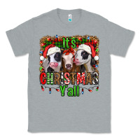 Heather Grey it's christmas y'all heifers Classic Tee - Jasminsmagicworld