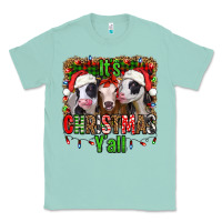 Seafoam it's christmas y'all heifers Classic Tee - Jasminsmagicworld