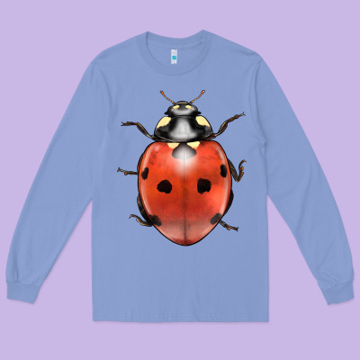 Lady Bug Long Sleeve Tee Designed By Lillyallendesigns