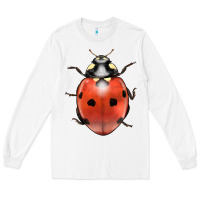 White lady bug Long Sleeve Tee - LillyAllenDesigns