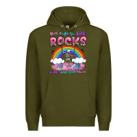 Army Green you can go kick rocks with open toed shoes Premium Hoodie - JahusDesignShop