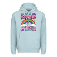 Blue Mist you can go kick rocks with open toed shoes Premium Hoodie - JahusDesignShop