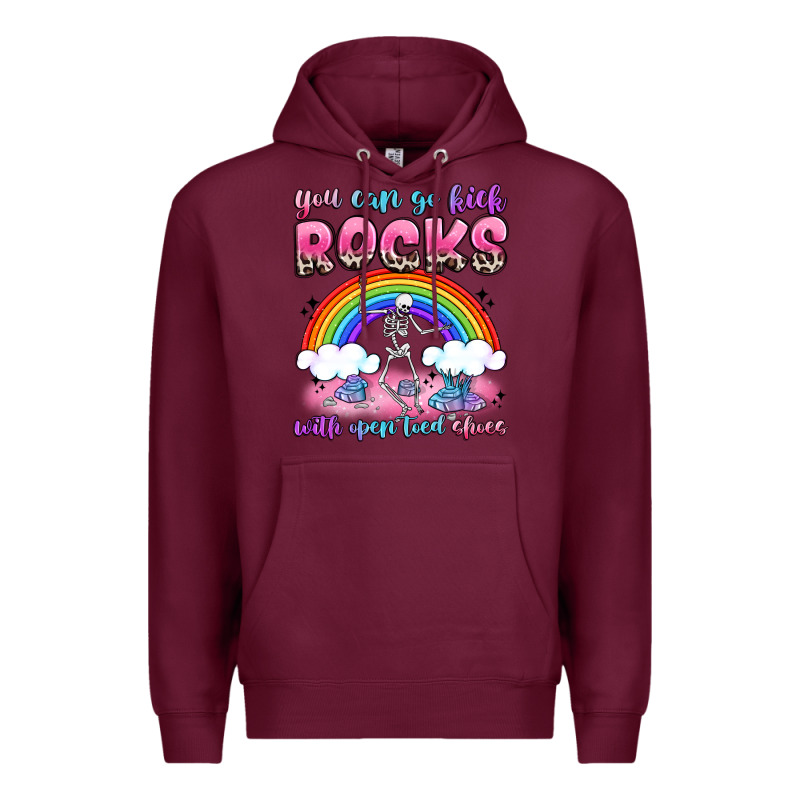 You Can Go Kick Rocks With Open Toed Shoes Premium Hoodie by JahusDesignShop | Teevron