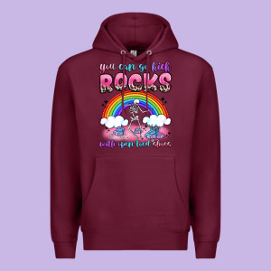 You Can Go Kick Rocks With Open Toed Shoes Premium Hoodie Designed By Jahusdesignshop