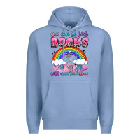 Colony Blue you can go kick rocks with open toed shoes Premium Hoodie - JahusDesignShop