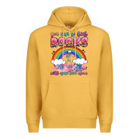 Mustard you can go kick rocks with open toed shoes Premium Hoodie - JahusDesignShop