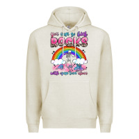 Oatmeal Heather you can go kick rocks with open toed shoes Premium Hoodie - JahusDesignShop