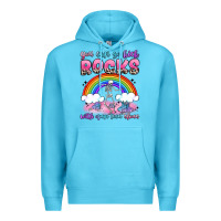 Ocean Blue you can go kick rocks with open toed shoes Premium Hoodie - JahusDesignShop
