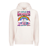 Pale Pink you can go kick rocks with open toed shoes Premium Hoodie - JahusDesignShop