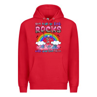 Red you can go kick rocks with open toed shoes Premium Hoodie - JahusDesignShop