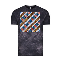 Cloud Black american mama leopard seamless pattern Vintage Tee - BundleAndBundleShop