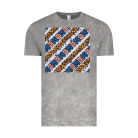 Cloud Rock american mama leopard seamless pattern Vintage Tee - BundleAndBundleShop