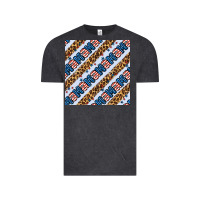 Vintage Black american mama leopard seamless pattern Vintage Tee - BundleAndBundleShop