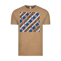 Vintage Coffee american mama leopard seamless pattern Vintage Tee - BundleAndBundleShop