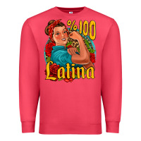 Cardinal hundred percent latina strong woman Premium Sweatshirt - Jasminsmagicworld