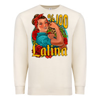 Sandshell hundred percent latina strong woman Premium Sweatshirt - Jasminsmagicworld