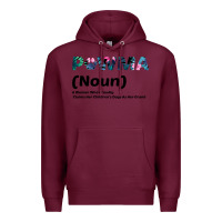Burgundy Dog Love: Grandma aka Pawma Premium Hoodie - Bettercallsaul