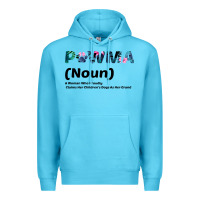 Ocean Blue Dog Love: Grandma aka Pawma Premium Hoodie - Bettercallsaul