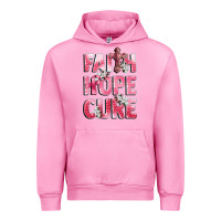 Fuchsia Pink faith hope cure breast cancer Urban Hoodie - CowGirlArtShop