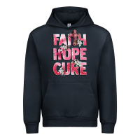Navy faith hope cure breast cancer Urban Hoodie - CowGirlArtShop
