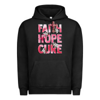 Pigment Black faith hope cure breast cancer Urban Hoodie - CowGirlArtShop