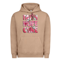 Pigment Burro faith hope cure breast cancer Urban Hoodie - CowGirlArtShop