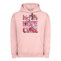 Pigment Salmon faith hope cure breast cancer Urban Hoodie - CowGirlArtShop
