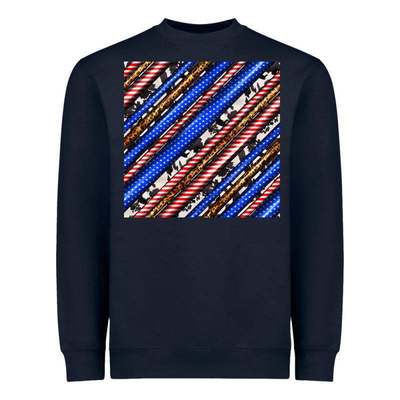 Western America Seamless Pattern Heavyweight Sweatshirt by BundleAndBundleShop | Teevron