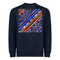 Navy western america seamless pattern Heavyweight Sweatshirt - BundleAndBundleShop