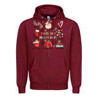Burgundy thing that make me happy Zipper Hoodie - MaliasSmallBusiness