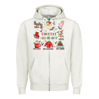 Oatmeal Heather thing that make me happy Zipper Hoodie - MaliasSmallBusiness