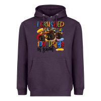 Plum i crushed 100 days of school Heavyweight Hoodie - Artiststas