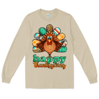 Happy Thanksgiving Turkey Long Sleeve Tee | Teevron