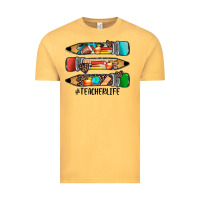 Vintage Mustard #teacherlife pencils Vintage Tee - JahusDesignShop