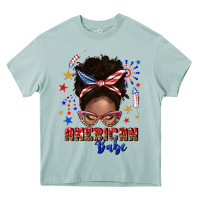 Arona American babe afro messy bun Heavy Core Tee - texasbilliewilder