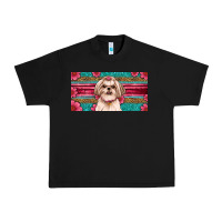 Black shih tzu license plate Urban Heavy Tee - Artiststas