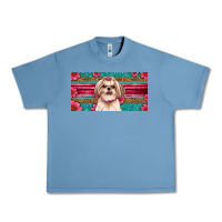 Pebble Blue shih tzu license plate Urban Heavy Tee - Artiststas