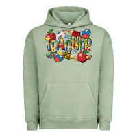 Pigment Oil Green autism teacher Urban Hoodie - CowGirlArtShop
