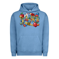 Pigment Pebble Blue autism teacher Urban Hoodie - CowGirlArtShop