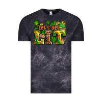 Cloud Black st patricks lets get lit Vintage Tee - AdoDesignShop
