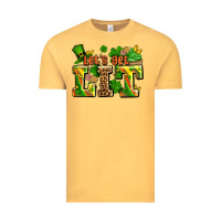 Vintage Mustard st patricks lets get lit Vintage Tee - AdoDesignShop