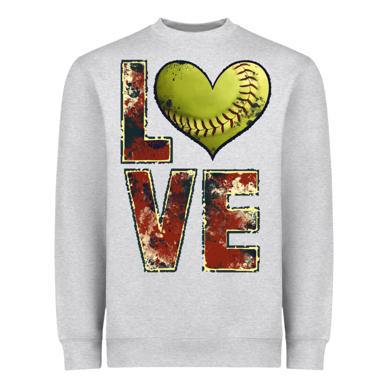 Softball Love Heavyweight Sweatshirt by JahusDesignShop | Teevron
