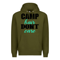 Army Green Camp Hair Don't Care Black Premium Hoodie - Bettercallsaul