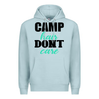 Blue Mist Camp Hair Don't Care Black Premium Hoodie - Bettercallsaul