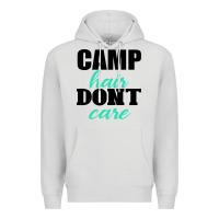 Dove Grey Camp Hair Don't Care Black Premium Hoodie - Bettercallsaul