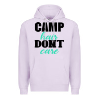 Lilac Camp Hair Don't Care Black Premium Hoodie - Bettercallsaul