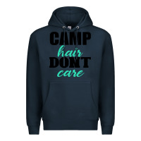 Navy Camp Hair Don't Care Black Premium Hoodie - Bettercallsaul