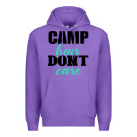 Purple Camp Hair Don't Care Black Premium Hoodie - Bettercallsaul