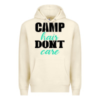 Sandshell Camp Hair Don't Care Black Premium Hoodie - Bettercallsaul